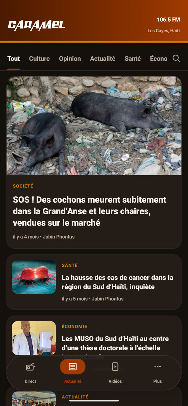 L’actualité
